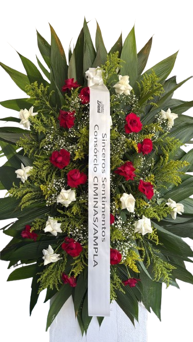 Coroa Para Velório Grande de Rosas 6 Coroa Para Velório Grande de Rosas
