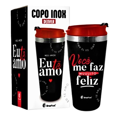Copo Térmico Emborrachado - Meu Amor Te Amo