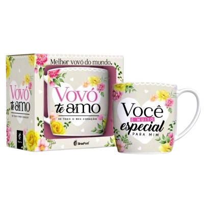 Caneca Porcelana Urban - Vovó Te Amo