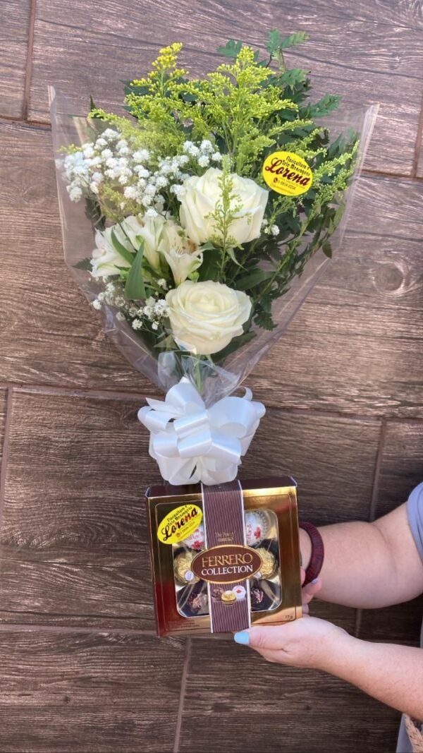 Arranjo de Rosas+ Ferrero Collection - Imagem 4