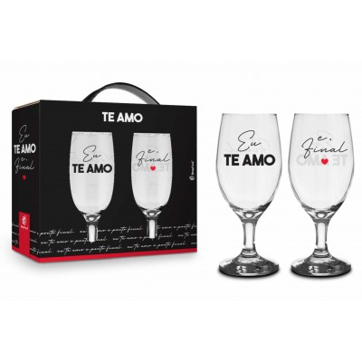 TAÇA WINDSOR C/2UN - TE AMO E PONTO