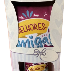 Kit Caneca e Almofada Amigas
