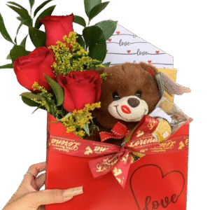 Arranjo Envelope Flowers