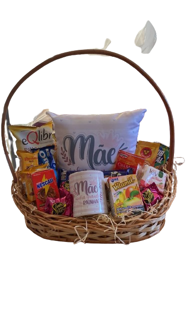 Cesta Vime Dia das Mães 1 Cesta Vime Dia das Mães