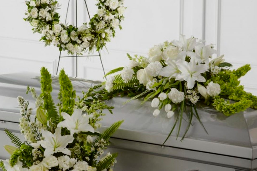 coroa de flores