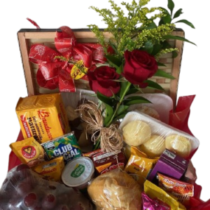 Café da Manhã com Rosas no Baú