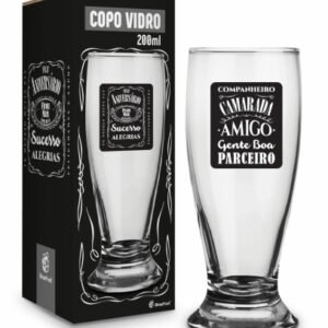 Copo de Vidro Companheiro, camarada, amigo, gente boa, parceiro