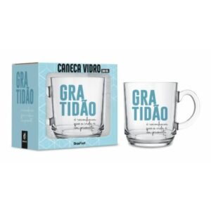 Caneca Vidro Gratidão