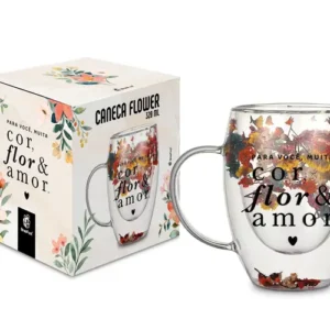 Caneca Flower Cor Flor & Amor