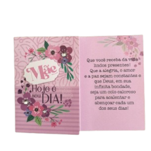 Cartão Mãe Hoje É O Seu Dia