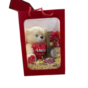 Cesta Na Sacola De Chocolate