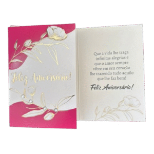 Cartão P feliz Aniversário
