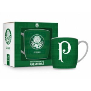 Caneca Porcelana Urban 300Ml Palmeiras