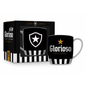 Caneca Porcelana Urban 300Ml Bota Fogo