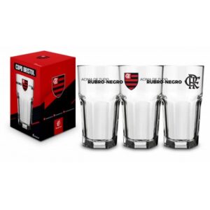 Copo Vidro 520Ml Flamengo