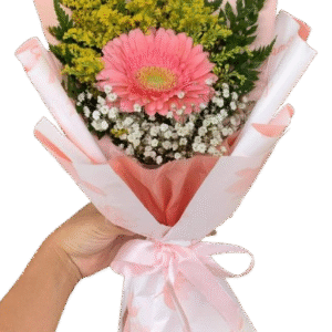 Solitário especial com Gérbera - Linha Premium