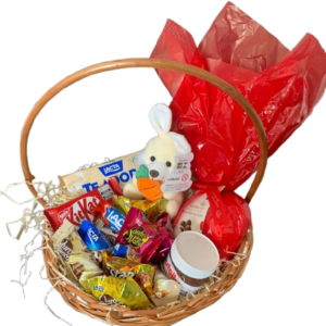 Cesta de Páscoa Coração