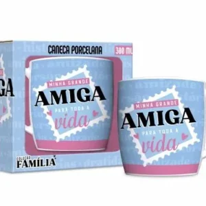 Caneca Porcelana Minha Grande Amiga