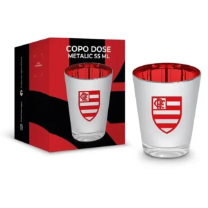Copo Dose Metalic Flamengo