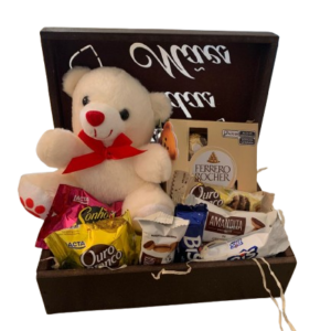 Cesta de Chocolate Baú Mãe